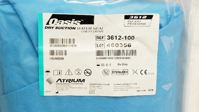 Atrium 3612-100 Oasis Dry Suction Water Seal Chest Drain (x)